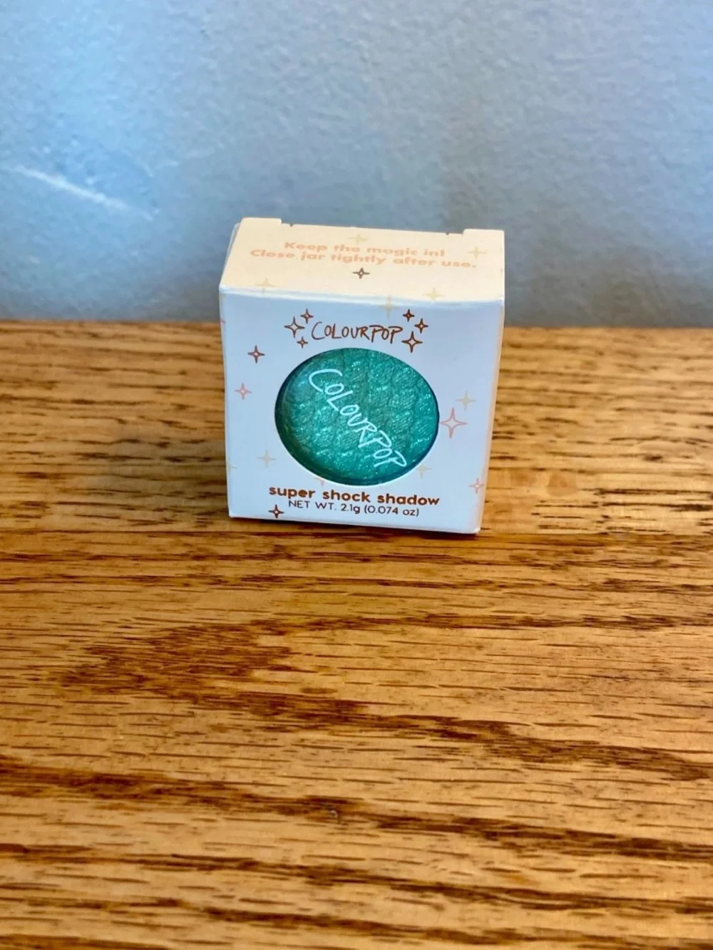 (2) Colourpop Super Shock Shadow Pressed Juice & OBVI (Glitter-Metallic) Green Y